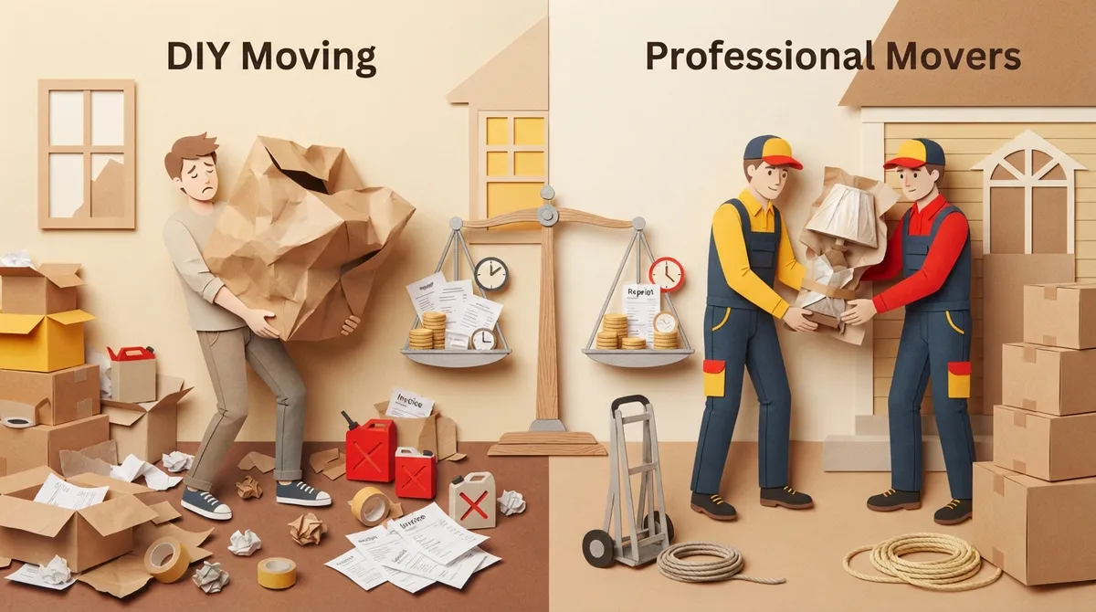 Professional Movers vs DIY Moving: Which Wins?